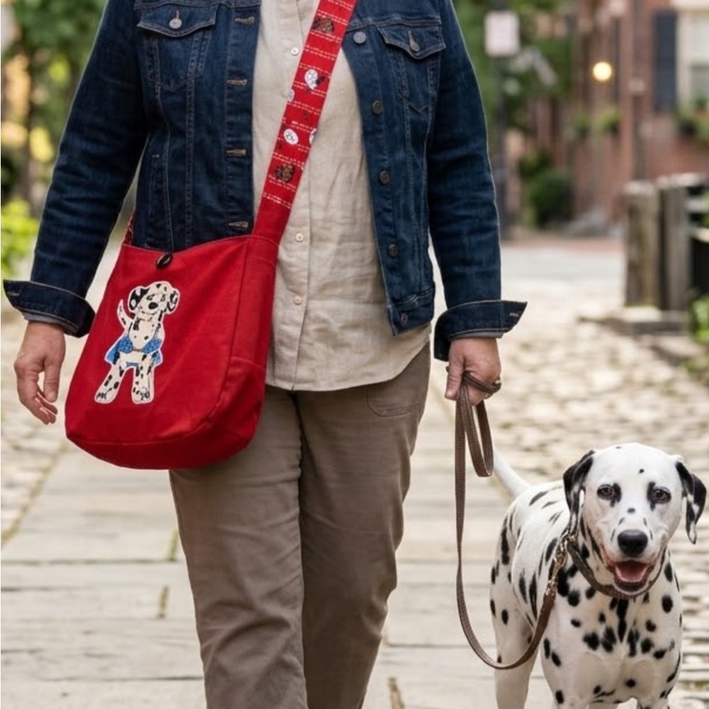Red Dog Carrier Bag